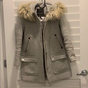 JCREW PARKA IN STADIUM CLOTH